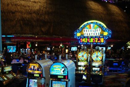 An inside view of the gaming and leisure hub of the region decked with various games.