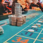 Coins and chips at a casino in South Goa for a total gaming experience