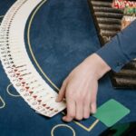 A dealer in a game at a top casino in Switzerland for travellers and tourists