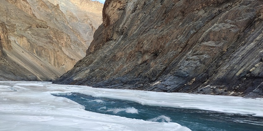 Trekking the frozen Chadar trek is one of the most thrilling things to do in Ladakh.