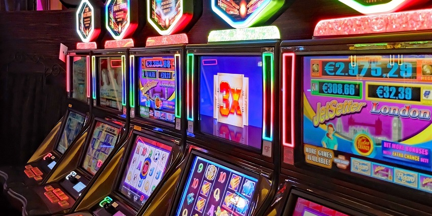 Arcade game and slot machines at Chances Casino and Club in South Goa