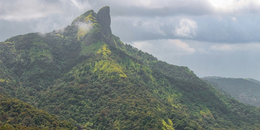 A view of Charmadi Ghat is one of the most beautiful mountain passes in the Western Ghats.