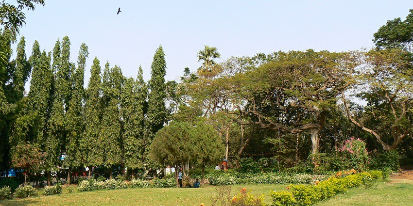 Scenic view of Chhota Kashmir - one of the places to visit in Mumbai for couples.