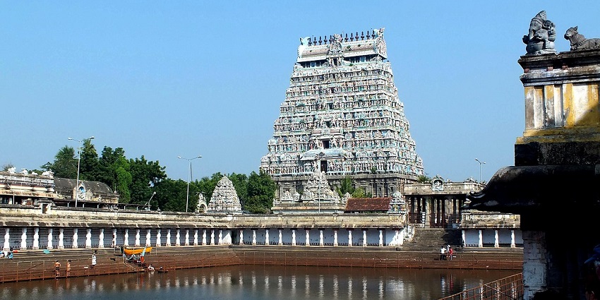 Offer prayers at the sacred Chidambaram Nataraja Mandir, known for its unique architecture.