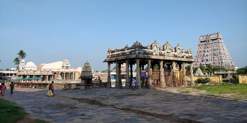 Nataraja Temple, a famous temple with intricate features, dedicated to the Lord of Dance.