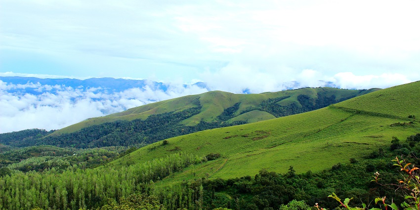 Mullayyanagiri is the highest peak in Karnataka.It's a place where one could see the skies at the regular eye level