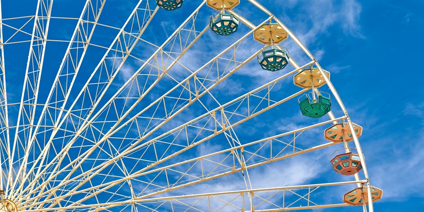 Image of Ferris wheel in an amusement park - thrilling rides and more to enjoy