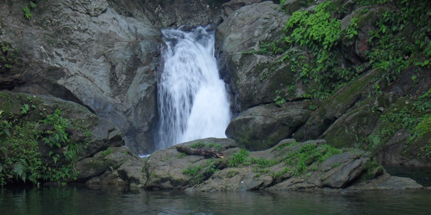 Chinchoti Waterfalls, surrounded by dense forest, perfect place to visit in Vasai for couples.