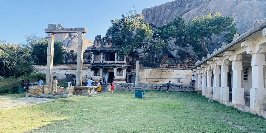 Chitradurga Fort located on the granite hills.