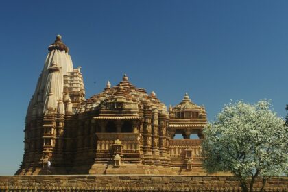 The beautiful architecture of the Chitragupta temple is dedicated to Surya Dev