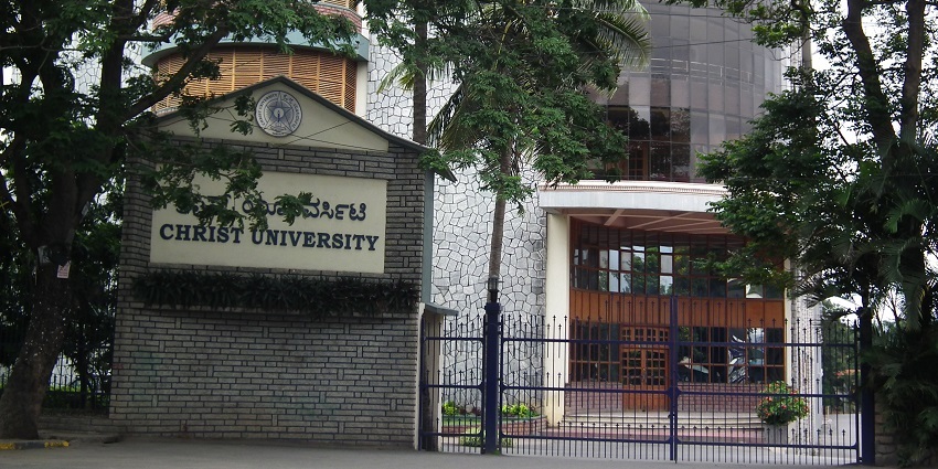 Christ University has a dense campus with beautiful architecture and serene surroundings.