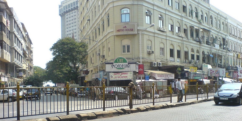 Colaba Causeway, great for vibrant shopping and cosy street cafes in Mumbai