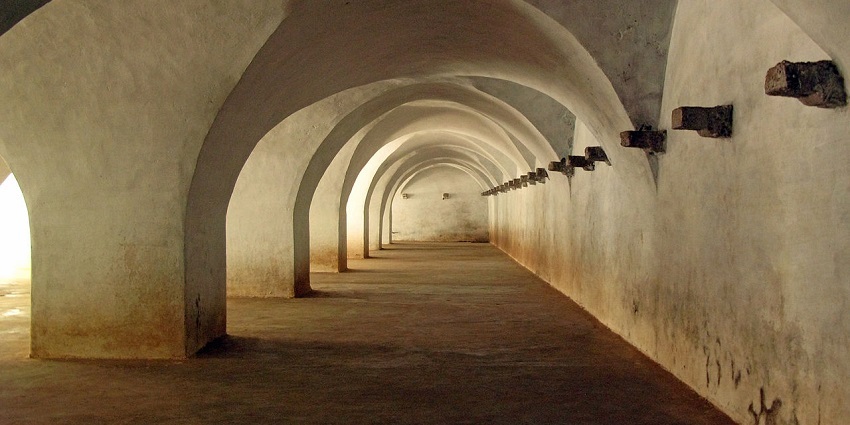 A view of the Colonel Bailey’s Dungeon, one of the top places to visit in Srirangapatna.