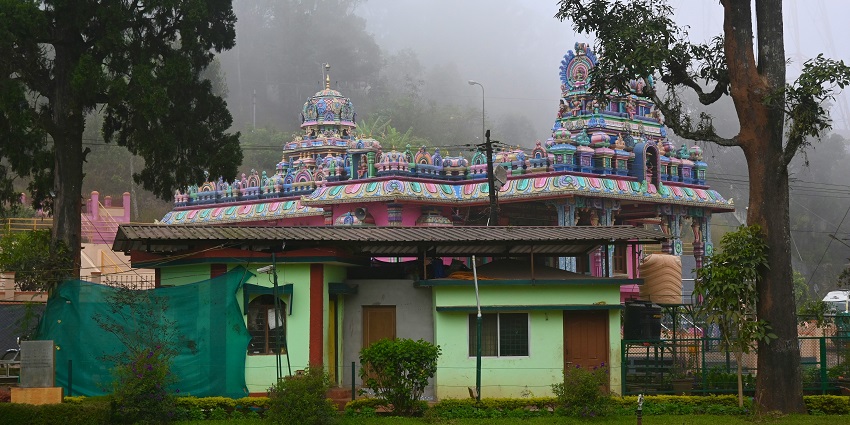 Coorg's lush green hills and coffee plantations under a clear blue sky for travellers.