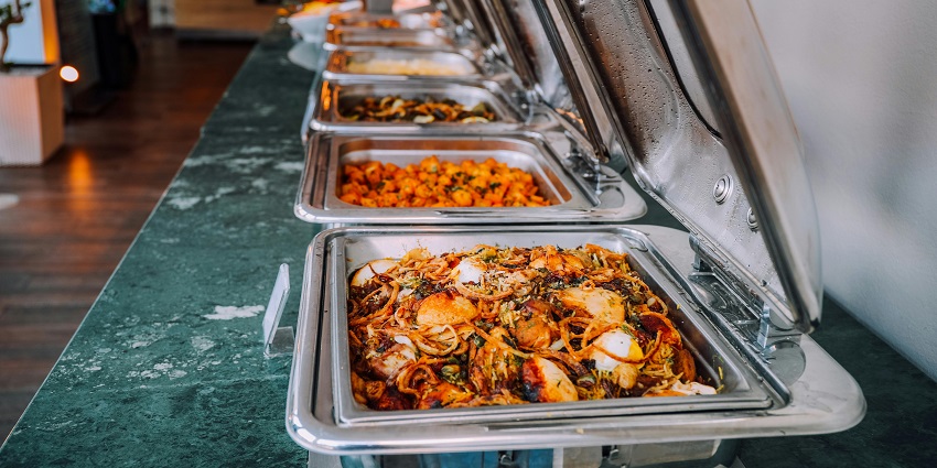 Places to visit in Bangalore for new year include Cubbon Pavilion featuring a lavish buffet.