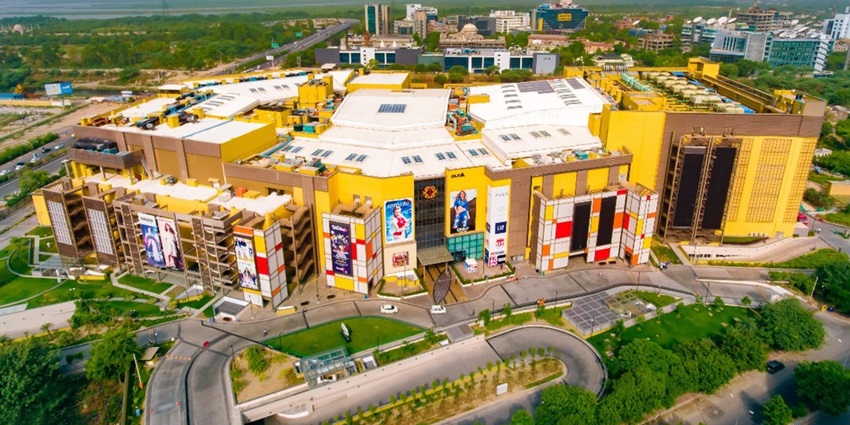 DLF Mall of India is a large shopping mall in Noida offering entertainment as well.