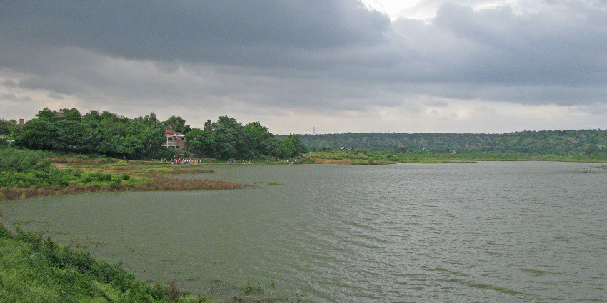 The serene Damdama Lake - one of the places to visit near Gurgaon within 300 kms.