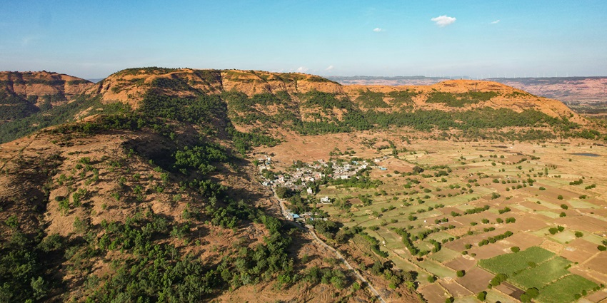 Hike through the Dandoba Hills Forest Reserve, one of the places to visit near Sangli, Maharashtra.