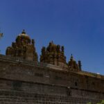 Image of an ancient fort - Daulat Mangal Fort is located within the Bhuleshwar mountain range