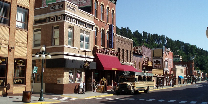 The streets of Deadwood city, which is one of the top 6 casino cities in USA