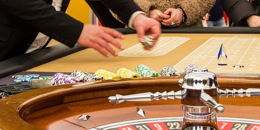 Snapshot of the gambling table in the majestic casino in north goa