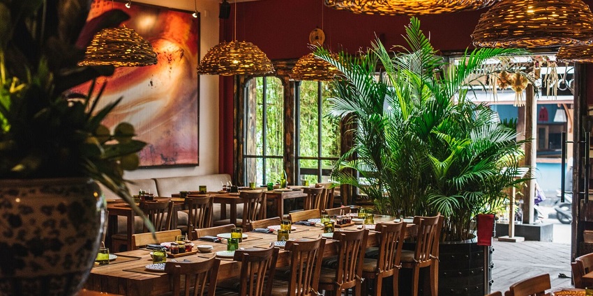 A shot of the Ginger Moon restaurant, one of the best things to do in Seminyak.