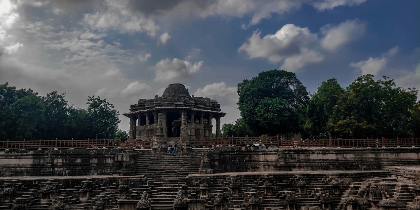 A glimpse of the Devi Koynamai Temple exuding spiritual elegance and rustic charm.
