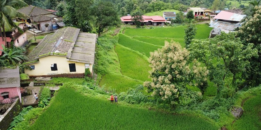 A glimpse of the scenic Dharur Village, a famous tourist hotspot near Kille Dharur Fort.
