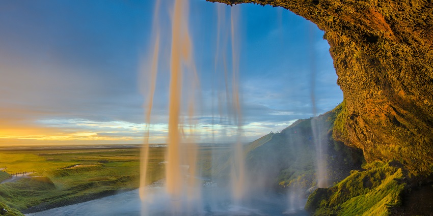 A picture of Dhobi Waterfall around lush greenery one of the best places to visit near Sangli.