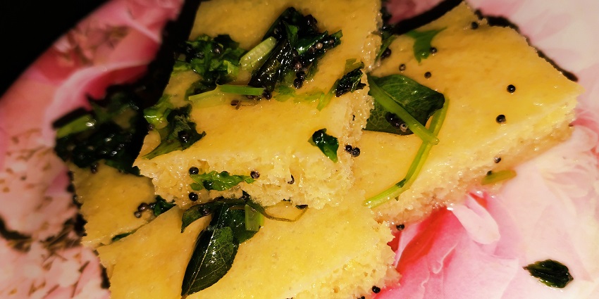 A soft and savory treat from Gujarat, the best food in Dadar.