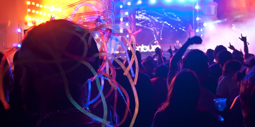 Diablo, fashionable nightclub and one of the promising party places in Delhi.