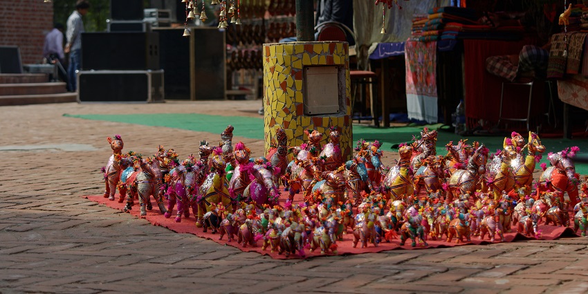 Dilli Haat is one of the best shopping places in Delhi for unique ethnic clothes