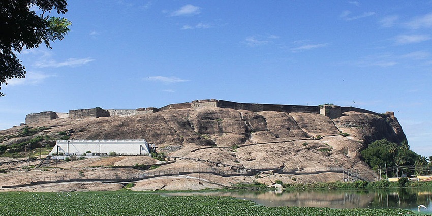 An image of Dindigul Fort, showcasing historical architecture among places to see near Palani