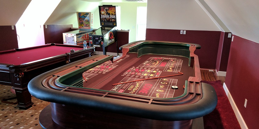 Various table games are organised.