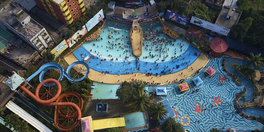 Dreamland Water Park features thrilling slides and fun activities for all ages to enjoy