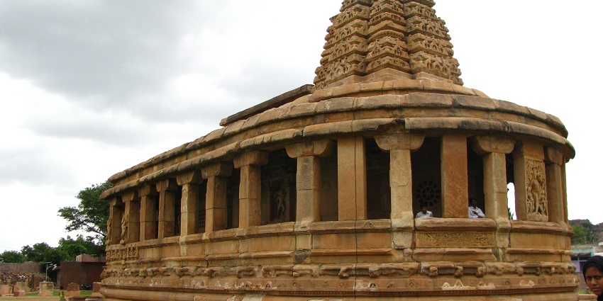 A glimpse of the iconic Durga Temple, one of the spiritual places to visit in Aihole.
