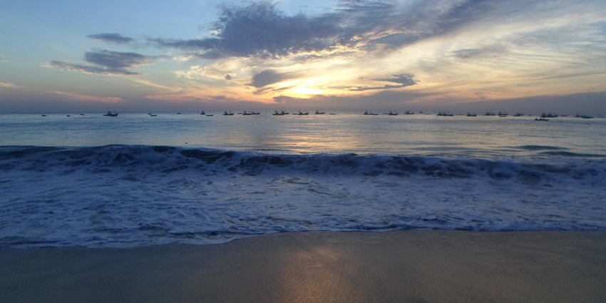 A glimpse of ECR beach which offers the best snorkelling along East Coast Road.