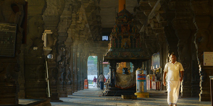 Ekambareshwar temple, one of the largest temples in Kanchipuram of Lord Shiva