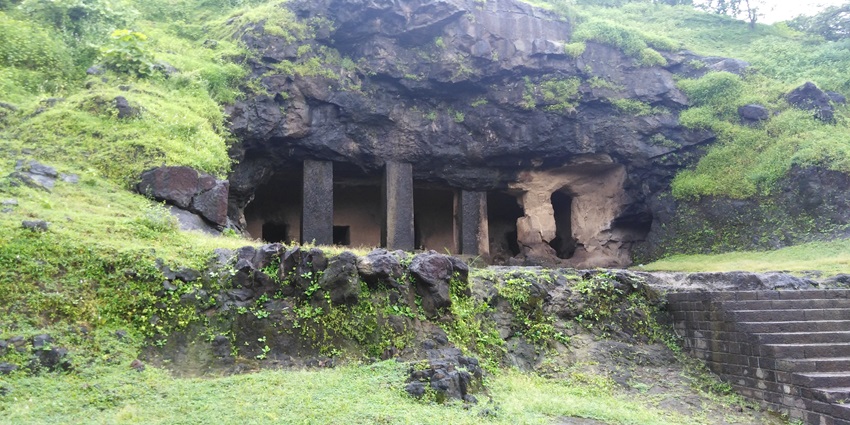 Places to visit in Mumbai in summer feature Elephanta Caves, with intricate sculptures and history.
