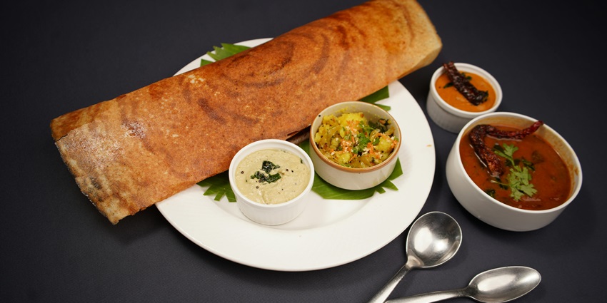 A glimpse of appetising south Indian food being served at the Indian Coffee House.