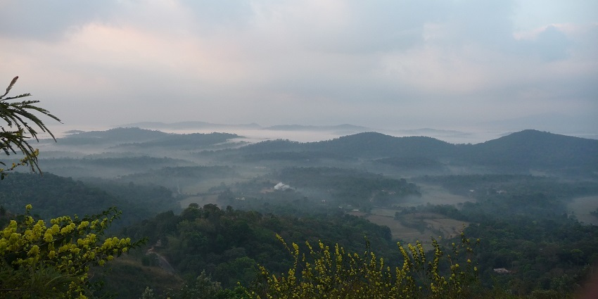 The viewpoint from Raja’s Seat is among the best things to see in Coorg with family