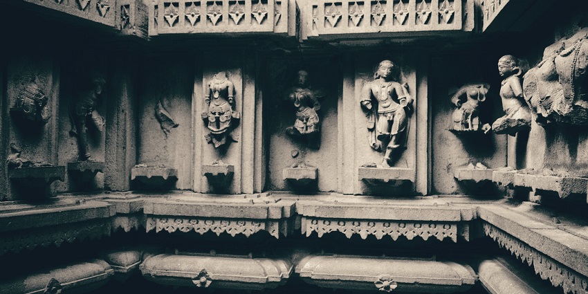 A scenic view of the temple, highlighting its stunning architecture and landscape.