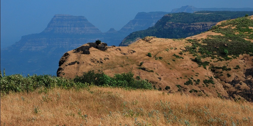 Scenic view from Ahupe Ghat in Bhimashankar, perfect for hiking and nature exploration.