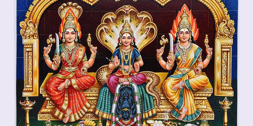 A picture of Vel Ugantha Amman Kovil, a Hindu temple dedicated to Goddess Amman