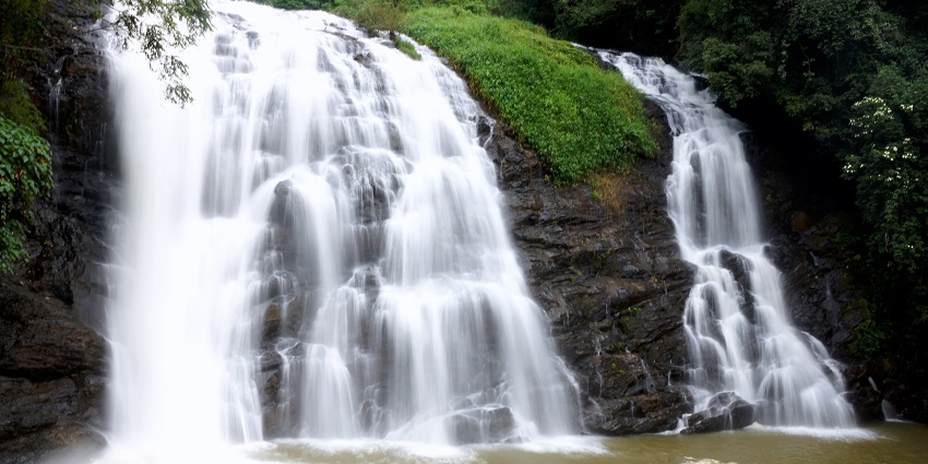 Things to do in Coorg with family include exploring Abbey Falls amidst lush greenery and serenity