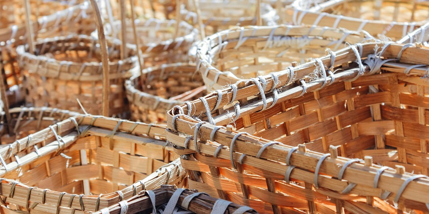 Bamboo products at the Bamboosa Craft Factory, a stunning thing to see in Lavasa.