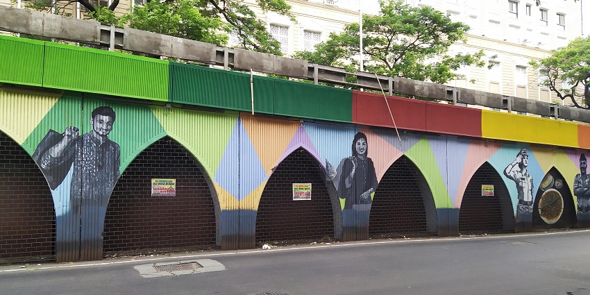 Street art in Chembur, showcasing the lively local culture. Best things to do in Chembur.
