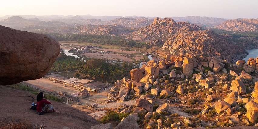 Hampi's ancient granite boulder landscape - Explore Kaladham, one of the best things to do in Ballari