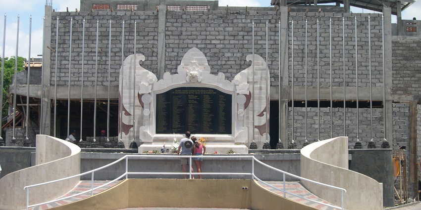 The Ground Zero Memorial is a local memorial to the Bali terrorist explosions in Kuta.