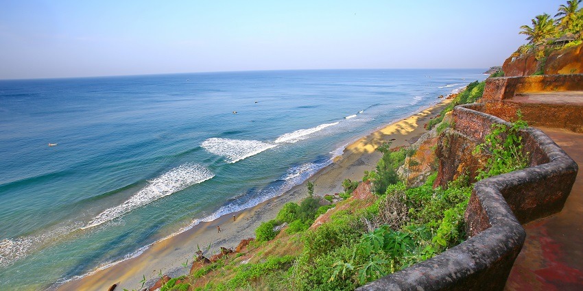 Exploring the Varkala Cliff offers a unique experience beside kayaking in Varkala.